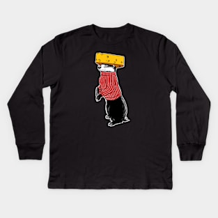 Cheesebadger Kids Long Sleeve T-Shirt